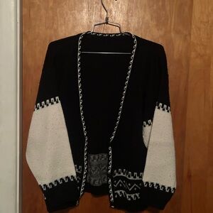 Black and White Women's Sweater